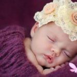 Surrogacy baby sleeping