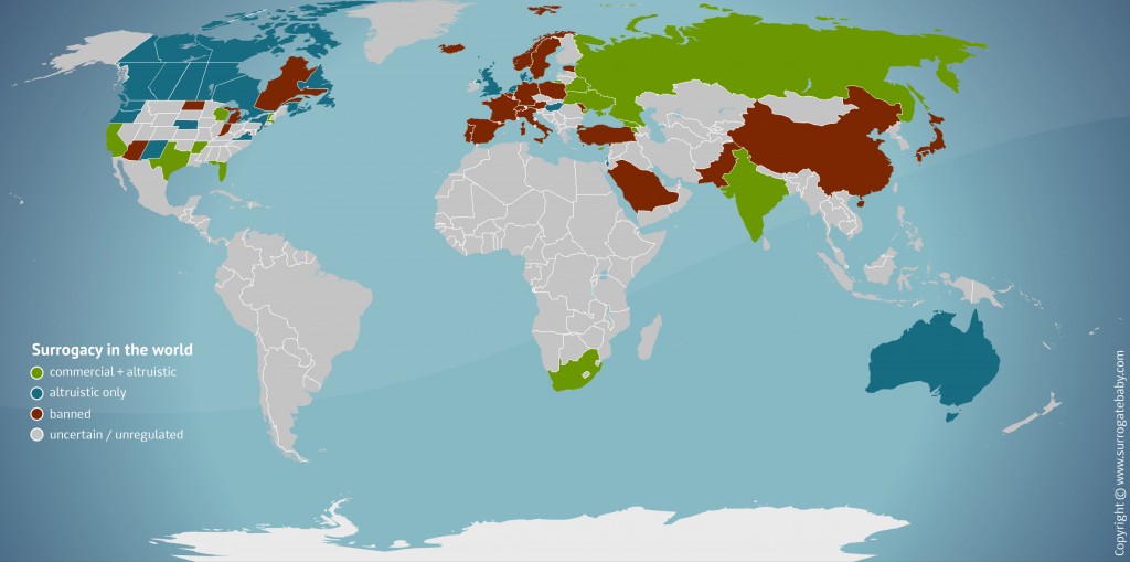 Best Countries for Surrogacy for parents