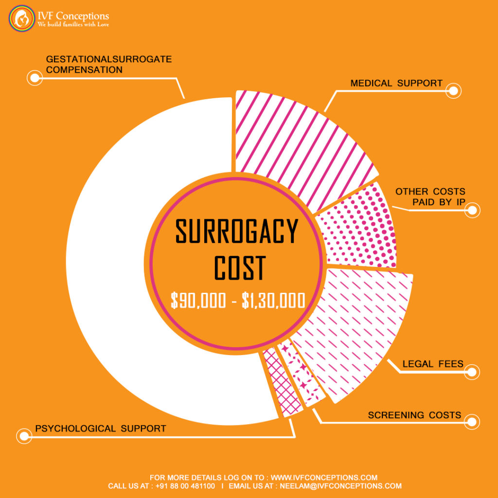 Infographic Surrogacy costs breakdown