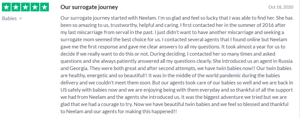 Testimonial for IVF Conceptions 