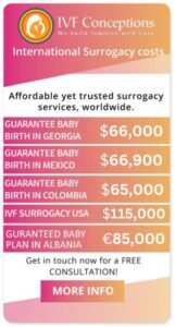 IVF Conceptions Surrogacy Prices & Plans (2023)