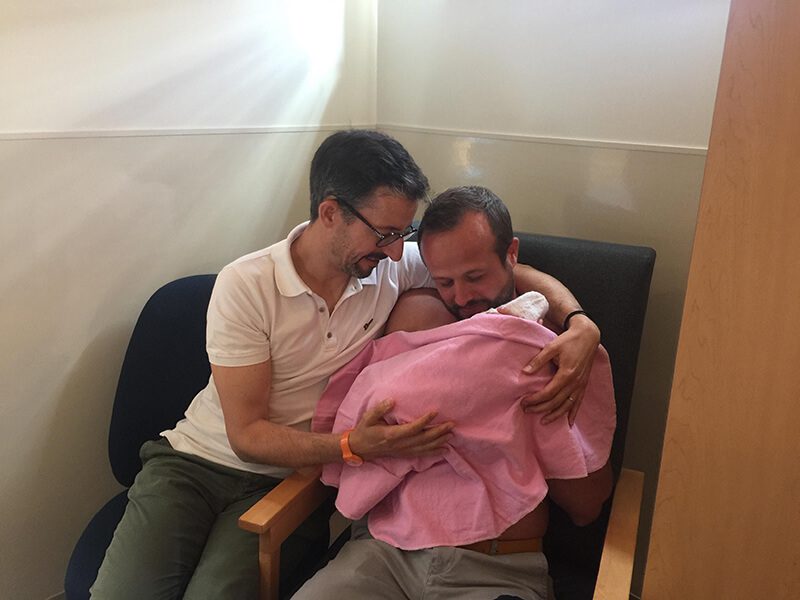 Surrogacy for gay couple