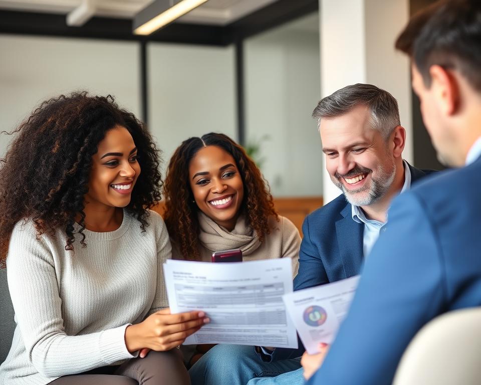 Intended parents reviewing affordable surrogacy program options