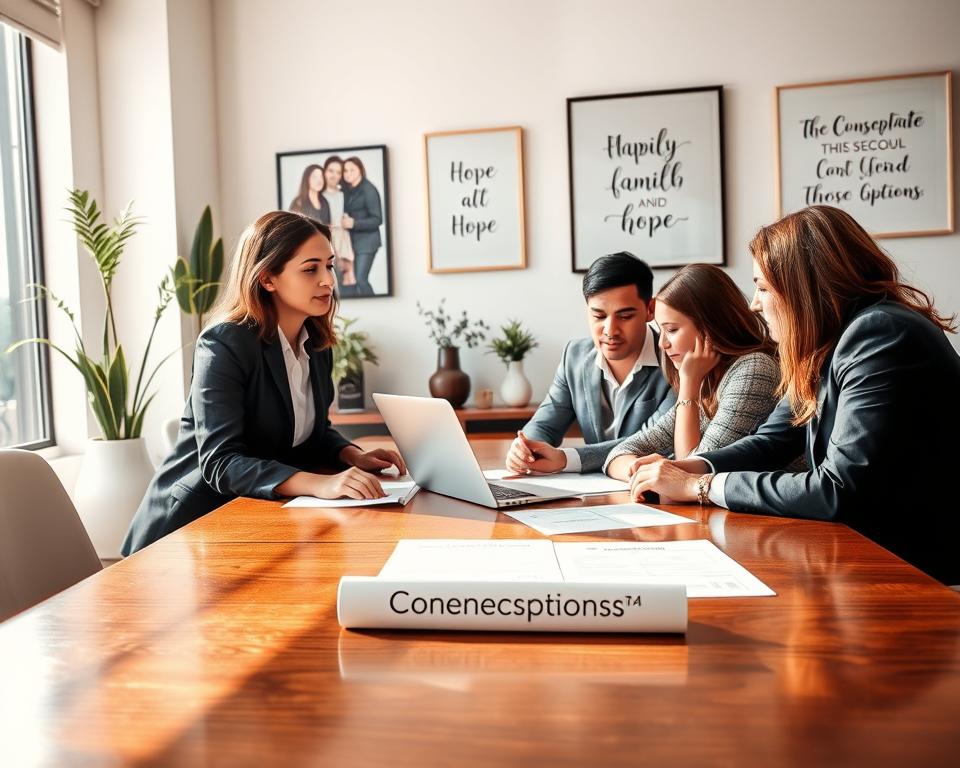 Surrogate agency consultation