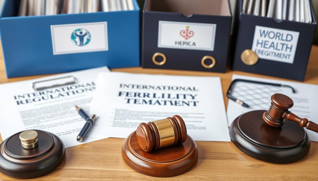 Legal documents and regulations for international fertility treatment
