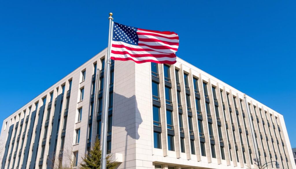 US Embassy in Tbilisi Georgia where US parents process citizenship for surrogacy babies